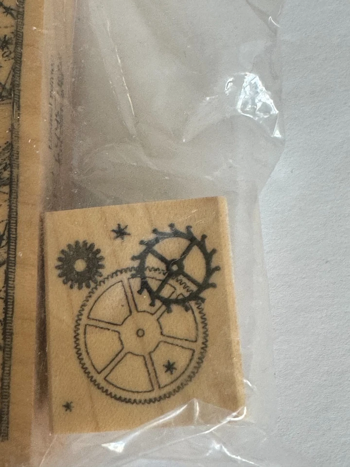 Sello de goma Club chatarra edición limitada horologiun péndulo ruedas Steampunk Foto 3 de 4