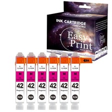 6PK CLI42 CLI 42 CLI-42 Magenta Ink Cartridge for Pro100S Pro100 Printer
