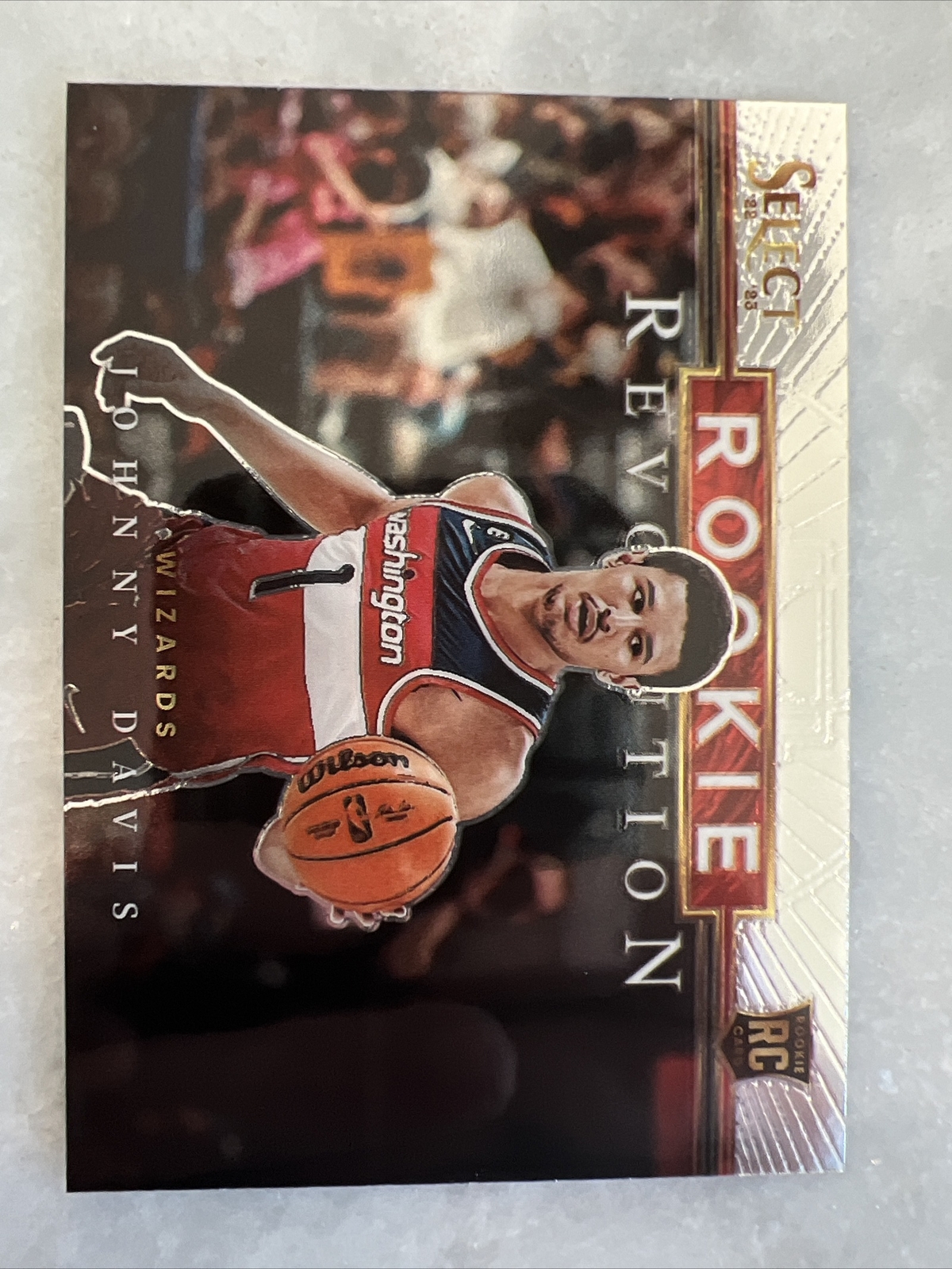 2022-23 Panini Select Johnny Davis RC Rookie Revolution #24 Washington Wizards