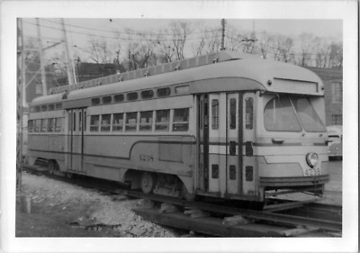 Toronto Transit Commission TTC Pullman Standard Trolley 1940s Vintage Photo