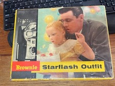 Kodak Brownie Camera Starflash Outfit Vintage Original Instructions Flash Bulb