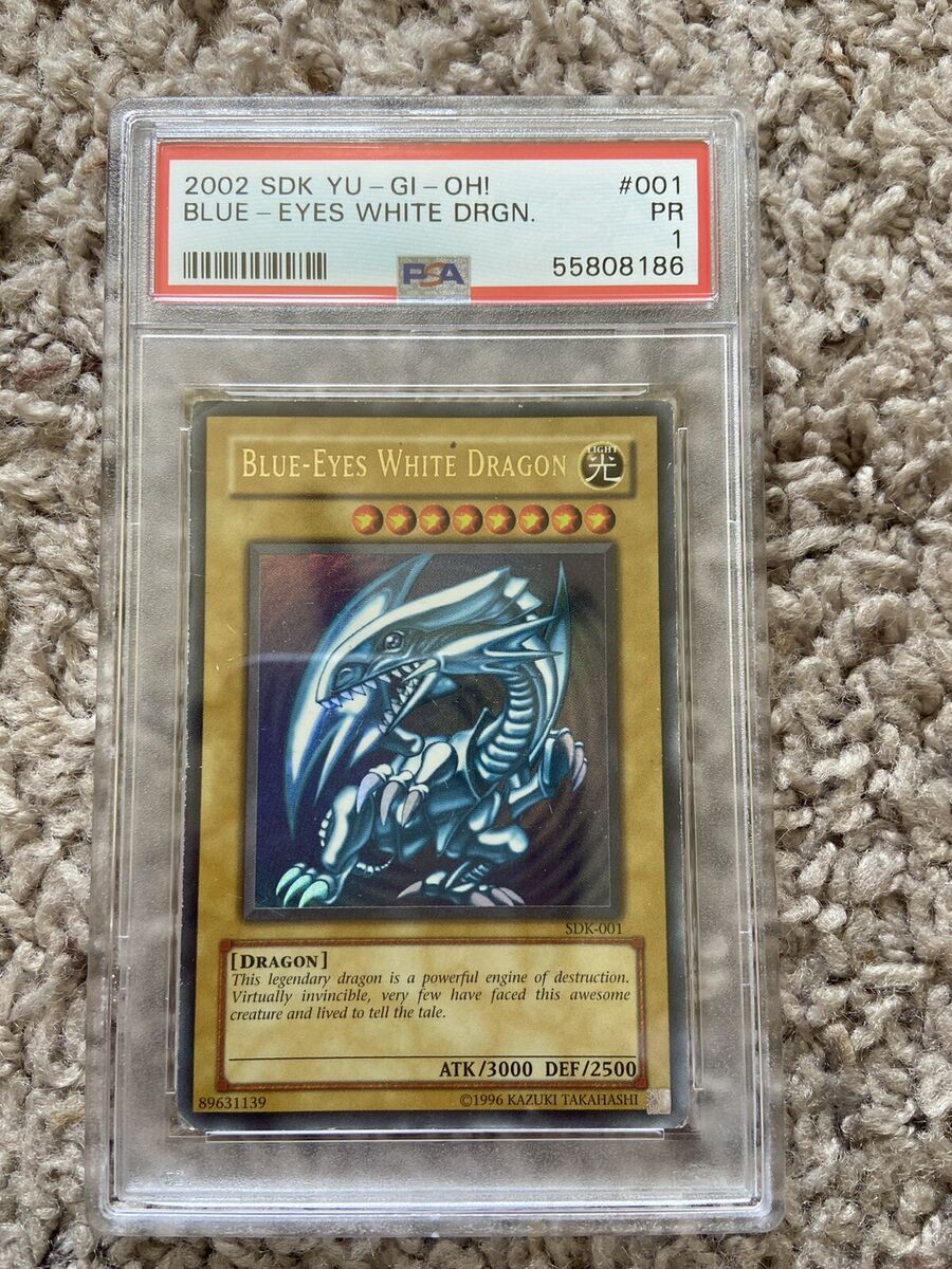 Blue-Eyes White Dragon - SDK-001 - PSA 1 PR - Ultra Rare Blue-Eyes White Dragon - SDK-001 - PSA 1 PR - Ultra Rare