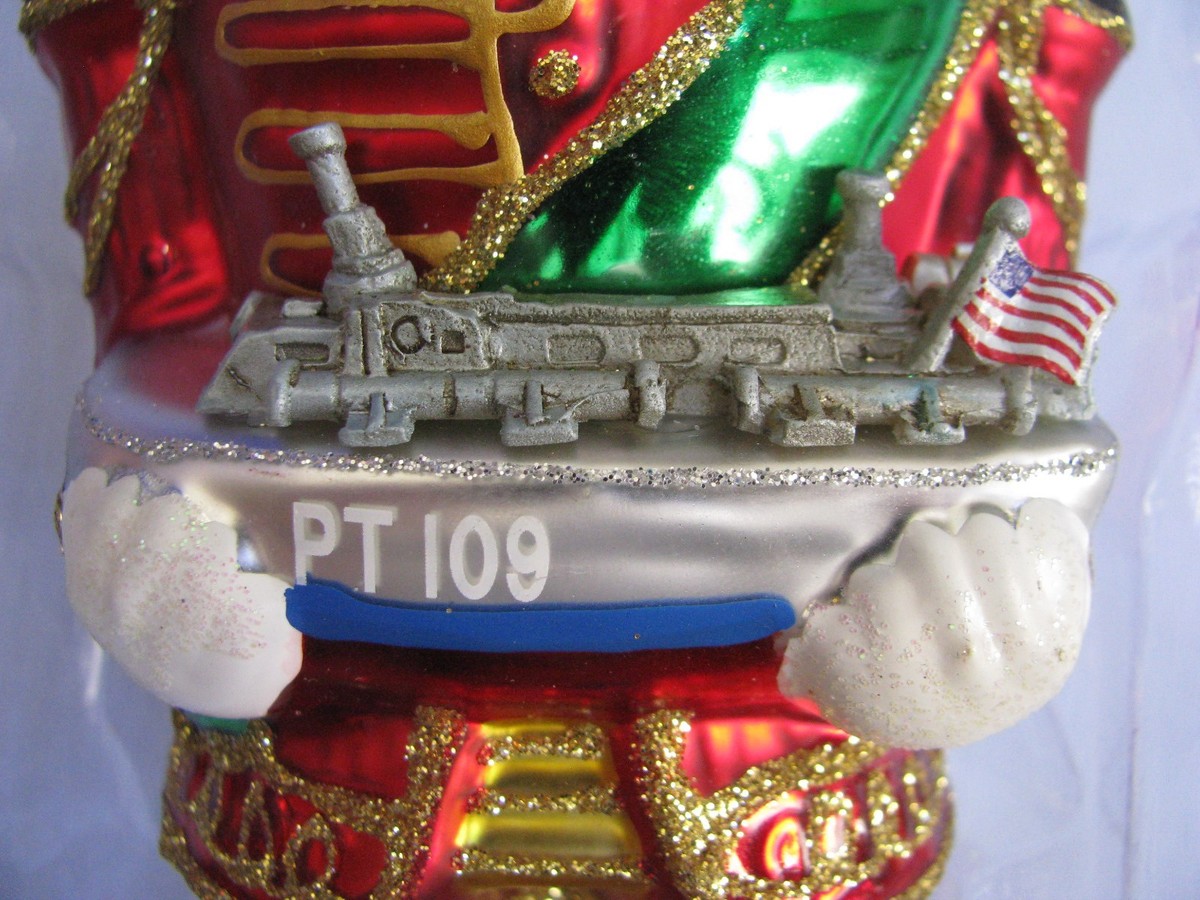 Fitz & Floyd JFK Kennedy White House Christmas Ornament Nutcracker