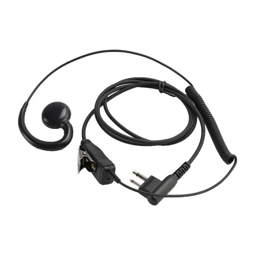 M-018 Small PTT-B6 Curve Hook Earhook Headset Fit GP300 CP100 SP50+ PRO3150 P110 - Photo 3/12