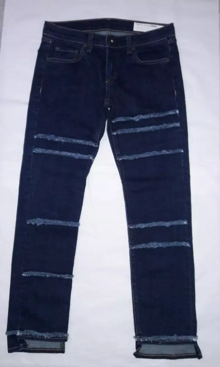 Cut up sale denim jeans