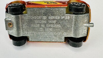 1970 Matchbox Superfast Racing Mini No. 29 Rare Orange | eBay