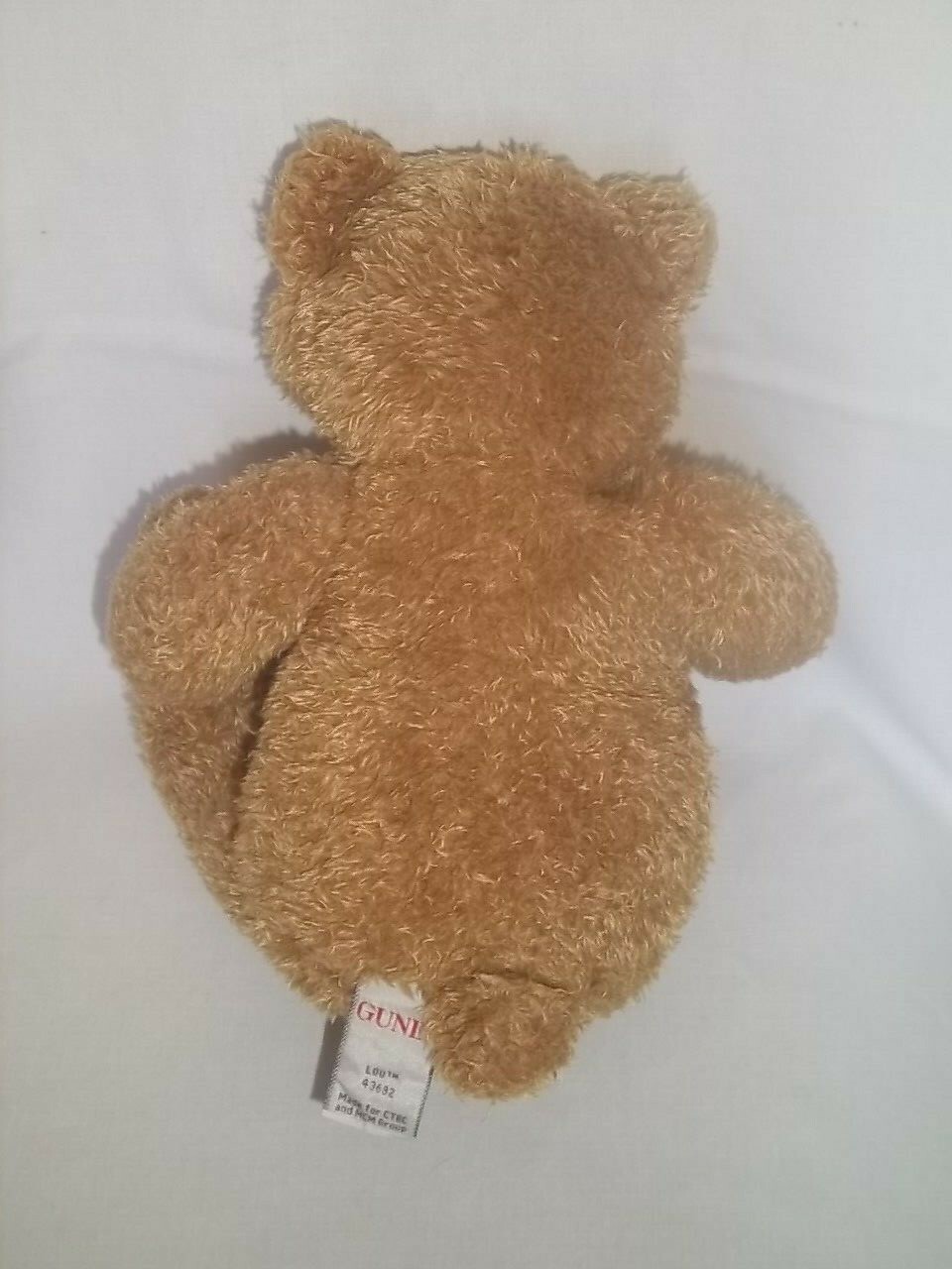 GUND 11" Plush LOU BEAR Teddy 43692 Brown Stuffed Animal CTBC & MCM Group Toy