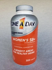 One A Day Women's 50+ Healthy Advantage Multivitamin, 300 Tablets NEW SEALED