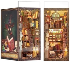 CuteBee Miniature Doll House Magic Pharmacist Wooden Handmade Kit DIY 3D Craft