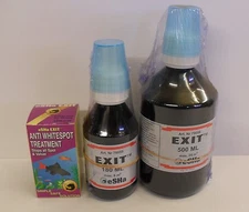 Esha Exit Whitespot Ich Velvet. 20ml, 180ml and 500ml. Aquarium Fish Treatment