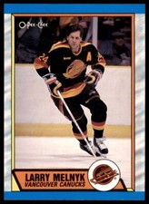 1989-90 O-Pee-Chee Larry Melnyk . Vancouver Canucks #288
