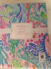 Pottery Barn  KidsILilly Pulitzer  MERMAID COVE  FULL sheet set organic NIP PB