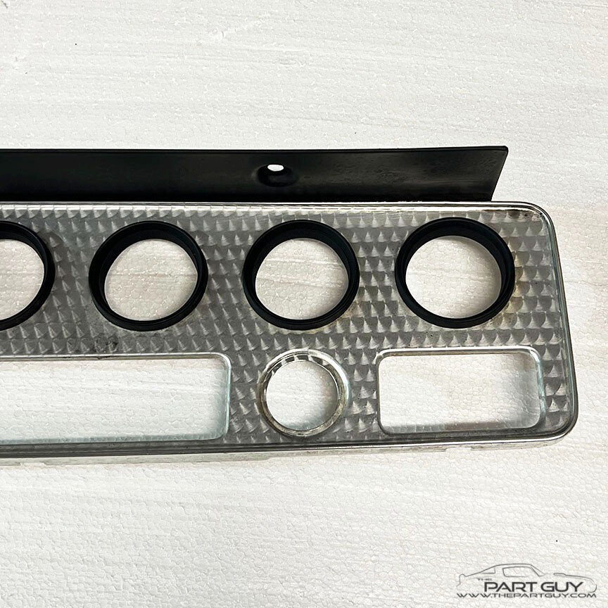 8081 Trans Am Dash Gauge Bezel Trim Metal Swirl Turned Rings Firebird