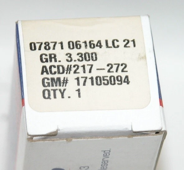 Inyector de combustible GM genuino nuevo para Corvette 92-93 1993 Camaro y Firebird 5,7 L Foto 4 de 4