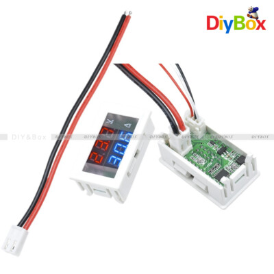 Digital Blue & Red Dual LED DC 100V 10A Voltmeter Ammeter Volt Amp Meter Gauge