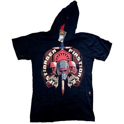 Piticas Star Wars Shirt Med. Adult Short Sleeve T-Shirt Hoodie RARE