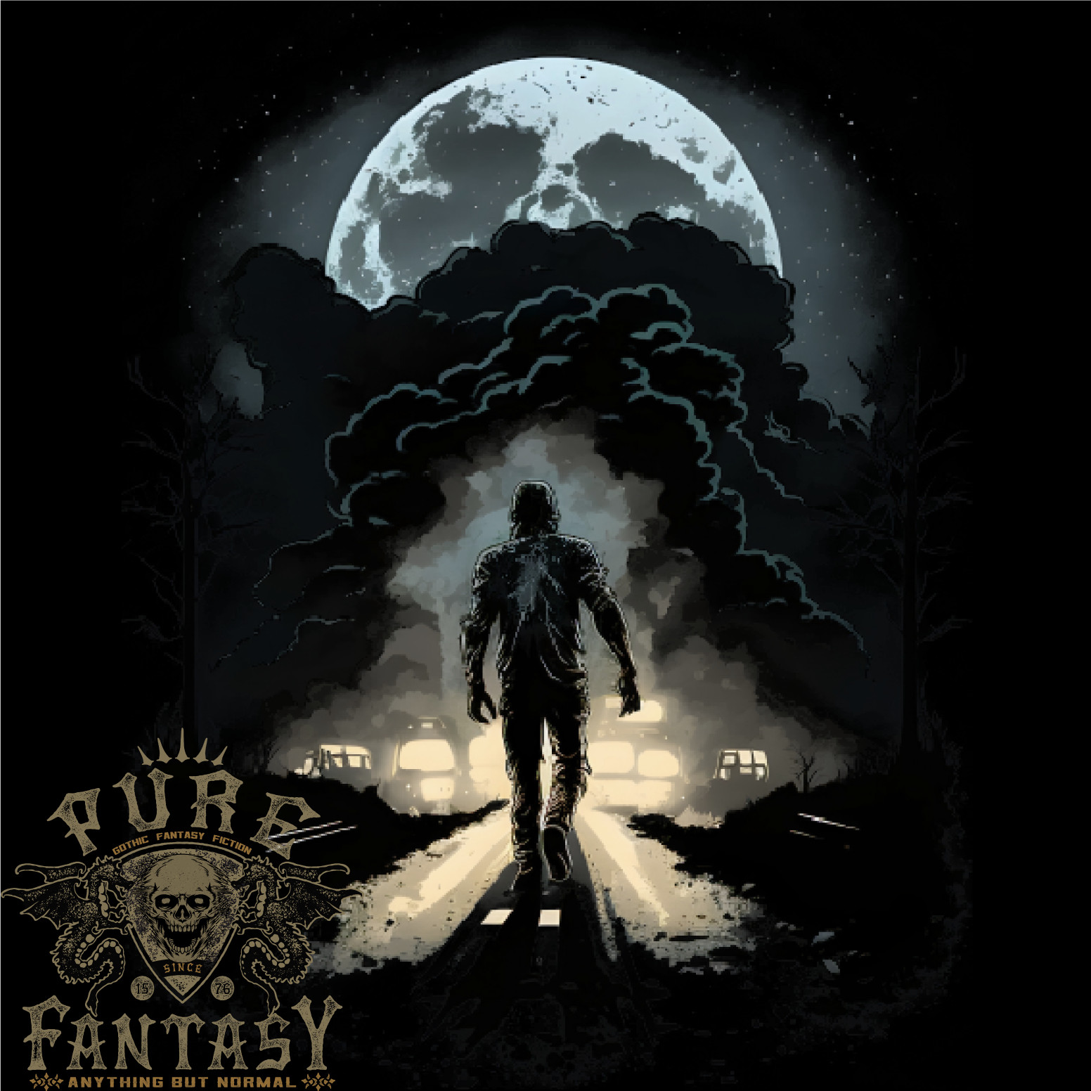 Zombie Calle para Hombre de Halloween Luz Camiseta Algodón