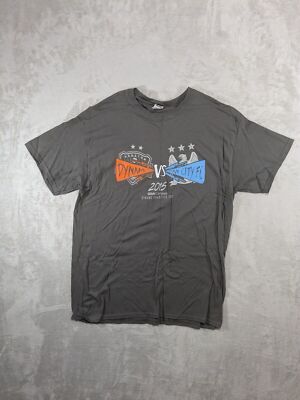 Houston Dynamo Vs Man City FC 2015 Grey T-Shirt Men s Size L