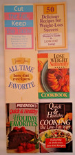 Six Low Fat Healthy Diet PB Rodale Press Recipe Books Prevention Magazine 1990's