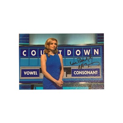 Rachel Riley 7x5'' handsigniertes Foto | Countdown Autogramm