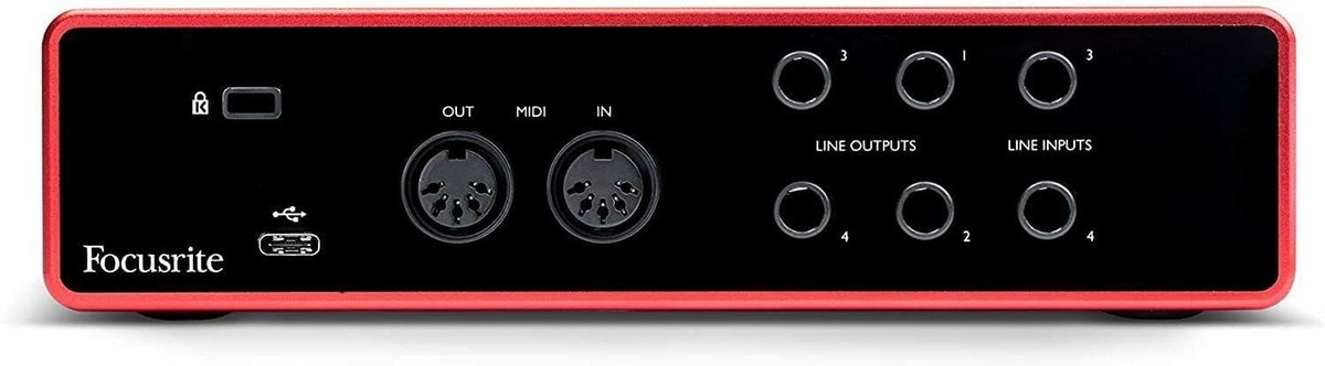 DTM・DAW Focusrite Scarlett 4i4 3rd gen Amazon.com: Focusrite Scarlett 4i4 USB Audio/MIDI Interface