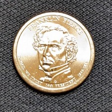 2010 D Franklin Pierce Presidential Dollar BU/Uncirculated. FREE SHIPPING!