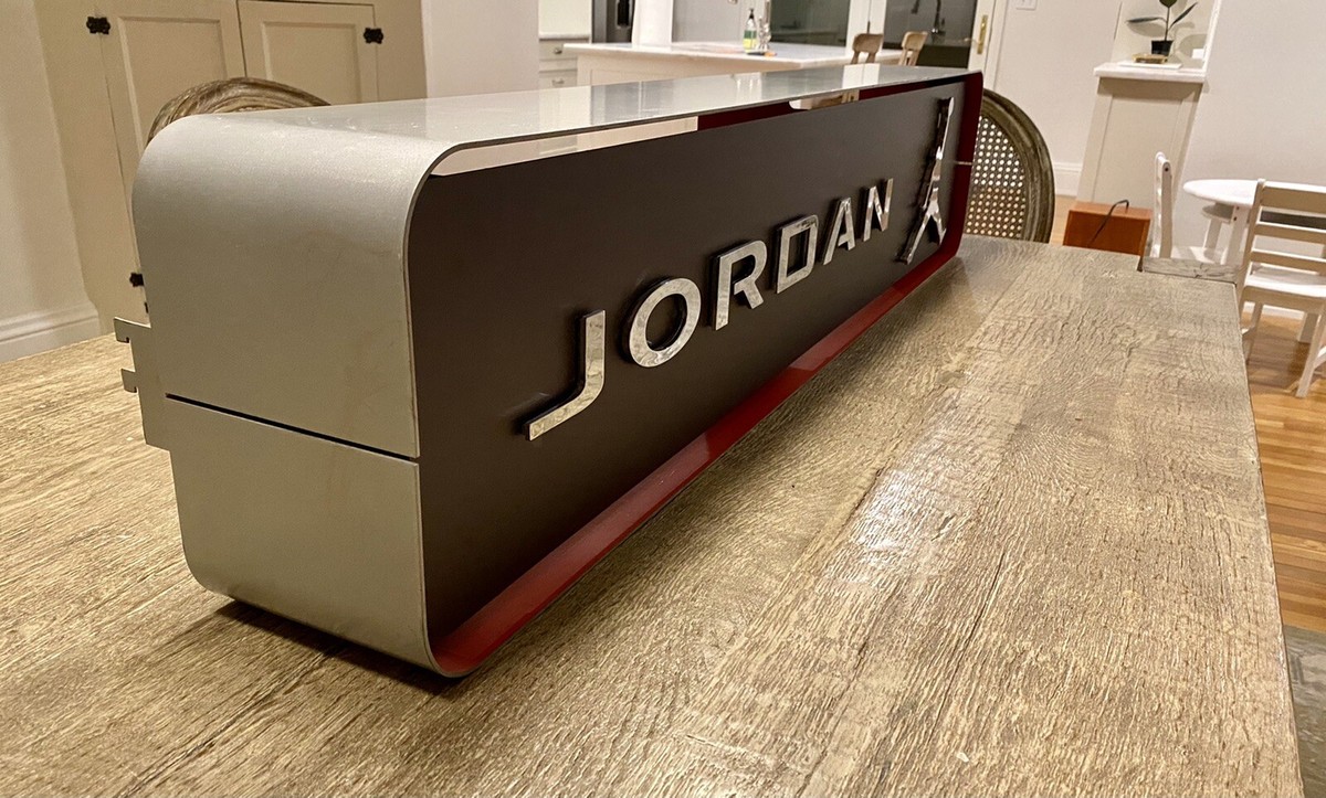 ナイキ　ストアサイン　ジョーダン　サイン　Nike 店舗用　ディスプレイ Michael Jordan Store Display Piece Nike Original Retro
