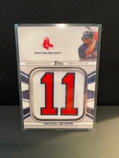 2022 Topps Series 1 Rafael Devers Player Jersey Number Medallion #JNM-RD Red Sox