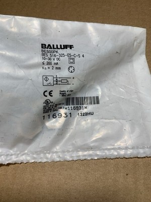 Balluff BES 516-325-E5-C-S 4 Inductive Proximity Sensor