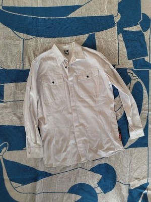 GR10K Shirt 2020AW All White Long Sleeve Solid/Single-Point Design Free Size