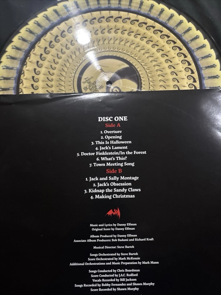 Nightmare Before Christmas Vinyl Zootropic Tim Burton Rare - Image 3 of 4