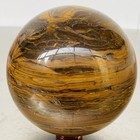 Natural Tiger Eye stone ball quartz crystal ball Reiki healing 4920G — photo 7