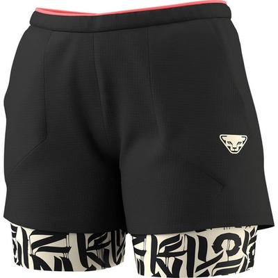 Dynafit TRAIL 2IN1 SHORT W Damen Laufshorts Trailrunningshorts schwarz