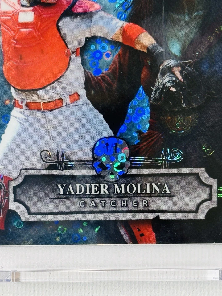 Yadier Molina 1/1 2025 Wild Card Haunted Hits Blue Witch Disco One #MHWH — 第 3/4 张图片