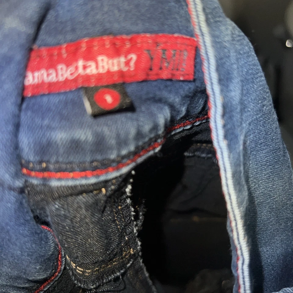 YMI Wanna Betta Butt? Pantalones de mezclilla azules ajustados de tiro bajo talla 1 para mujer Foto 4 de 4