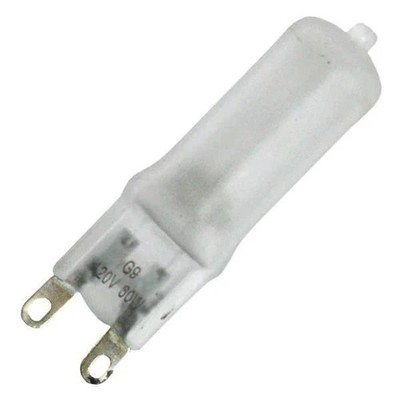 8-Pack 60W JCD FROSTED Q60G9FR 120V GU9 BI-PIN BULBRITE XP 654160