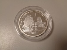 SOLOMON I. 2009 - 1 Dollar in Silber, PP - SCHIFFE HMS WARRIOR - Tryon