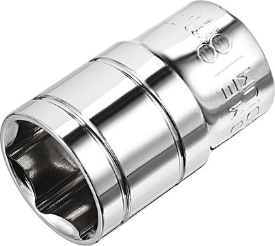 1/2 Zoll Antrieb 18 mm 6-Punkt flache Buchse, metrisch, Cr-V