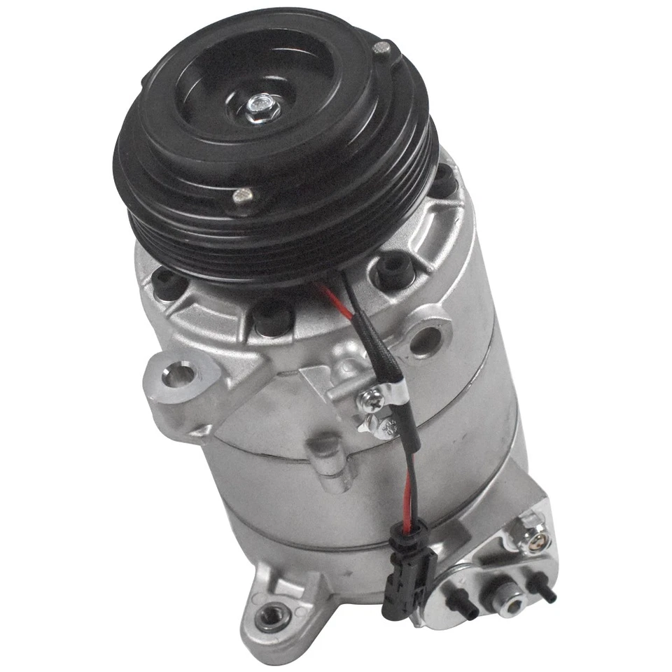 A/C Compressor For 2014-2018 Chevy Silverado GMC Sierra 1500 Pickup 4.3 5.3 6.2L - Image 2 of 4
