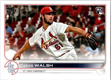 2022 Topps Update Series Rookie RC US306 Jake Walsh St. Louis Cardinals