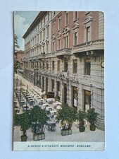 MC797 CARTOLINA BERGAMO - LOMBARDIA - ALBERGO RISTORANTE MODERNO - VIAGGIATA