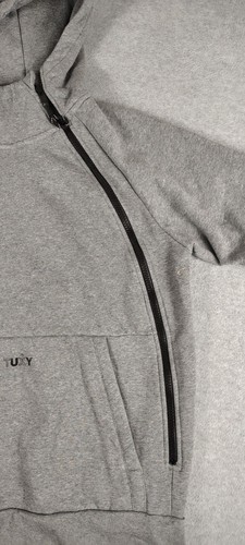 The Tuxy Anzug 1-teilig Loungewear Kapuze Kuschel Overall Herren Gr. XL 2-farbig grau  - Bild 4 von 17