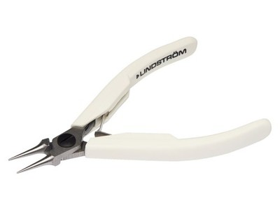 Lindstrom 7590 - Round Nose Tipped Pliers w/Synthetic Handle, Smooth, 5.77'