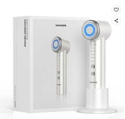 ERANSTAR 5in1 EMS Face Massager Galvanic LED Cooling Wireless Skin Care Device