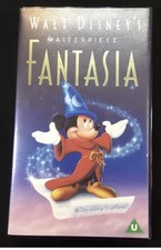 Fantasia VHS Video, What Is Disney’s Masterpiece, Cert U