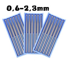 0,6-2,3mm Wolfram Stahl Schleifen Bohrer Bit Holz Gravur Werkzeuge 2,35mm Schaft