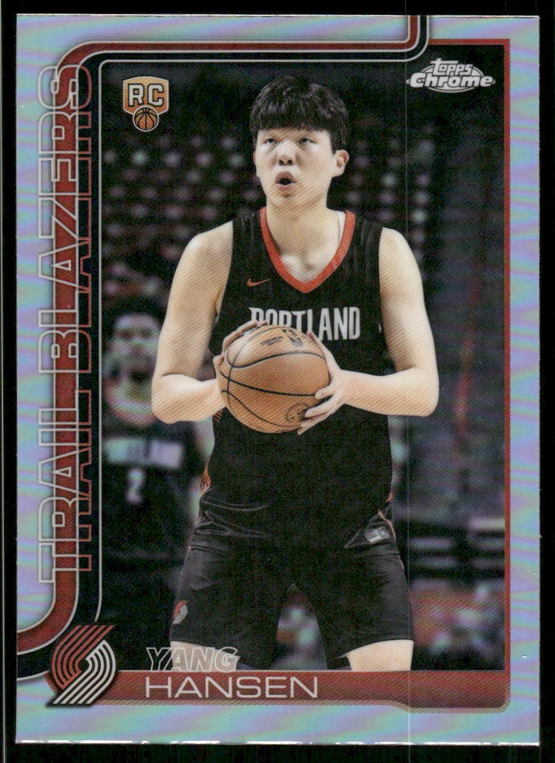 2025-26 Topps Chrome #266 Yang Hansen Refractor
