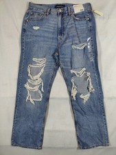 Aeropostale Jeans Women's 10 Short Aero High Rise Baggy Distressed 100 Cotton