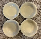 SET OF 4 FIESTA YELLOW 5 INCH FRUIT/SALSA/DESSERT BOWLS USA FIESTAWARE HLC
