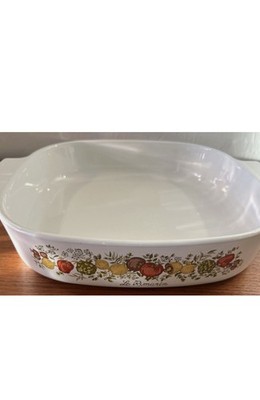 Vintage Corning Ware LE ROMARIN Casserole Dish Spice Of Life A-10-B Rare No Lid